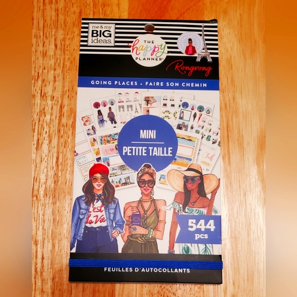 544 Travel Stickers "Going Places" For Calendars, Planners, Journals New - Picture 1 of 11